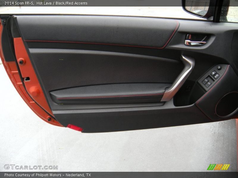 Hot Lava / Black/Red Accents 2014 Scion FR-S