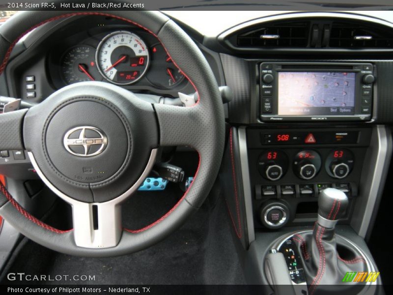 Hot Lava / Black/Red Accents 2014 Scion FR-S
