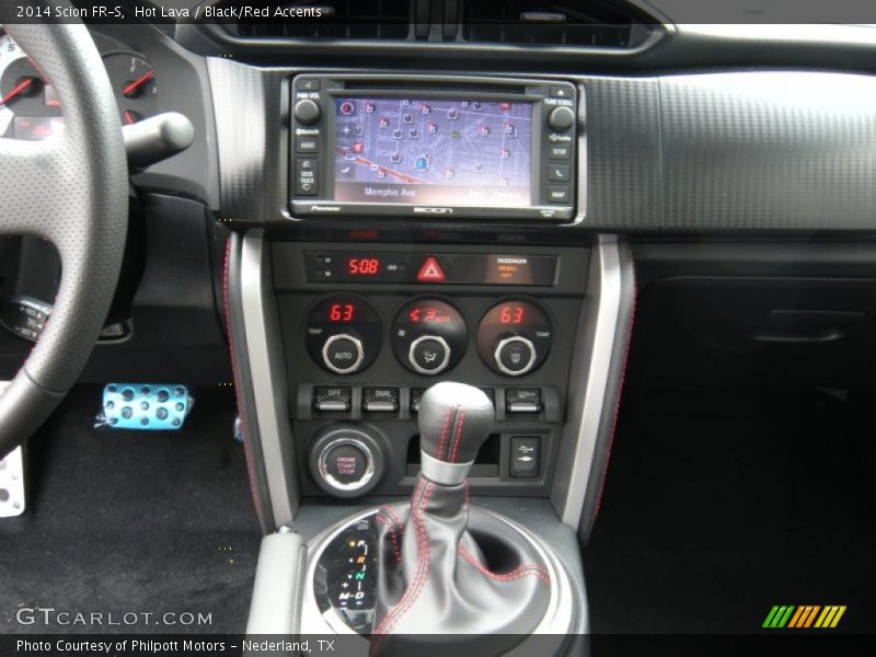 Hot Lava / Black/Red Accents 2014 Scion FR-S