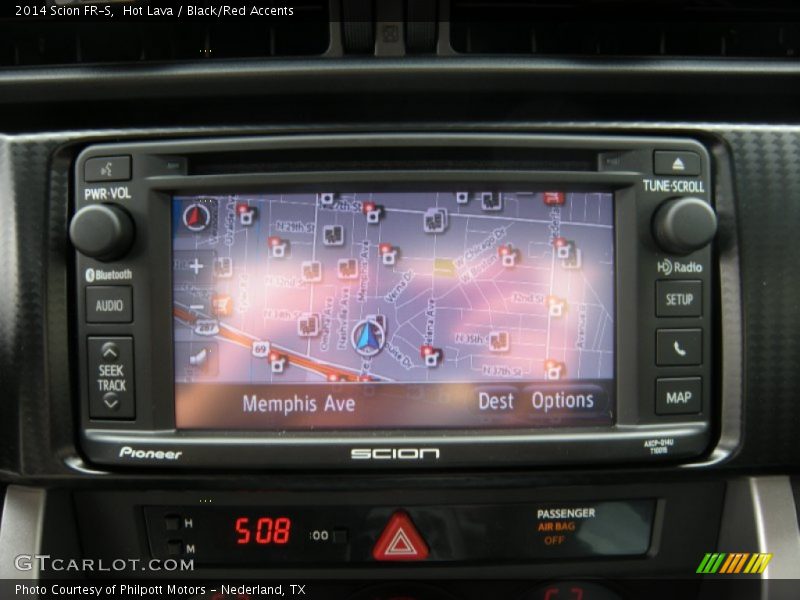 Hot Lava / Black/Red Accents 2014 Scion FR-S