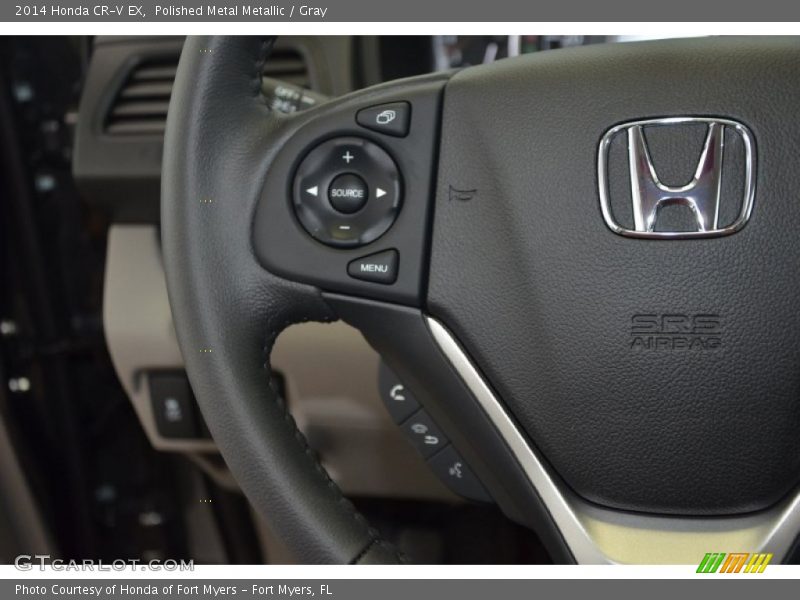 Polished Metal Metallic / Gray 2014 Honda CR-V EX