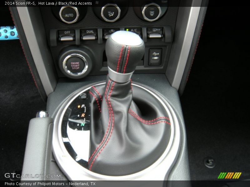 Hot Lava / Black/Red Accents 2014 Scion FR-S