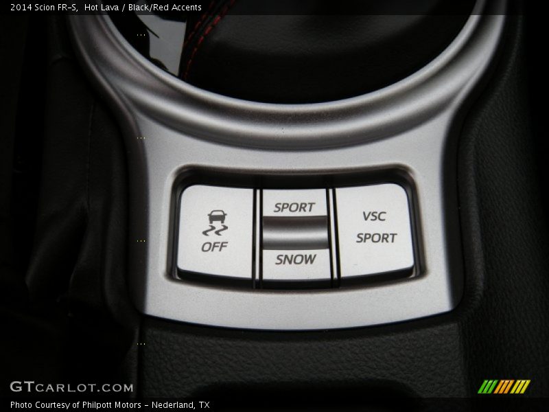Hot Lava / Black/Red Accents 2014 Scion FR-S