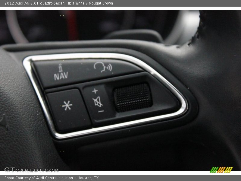 Ibis White / Nougat Brown 2012 Audi A6 3.0T quattro Sedan