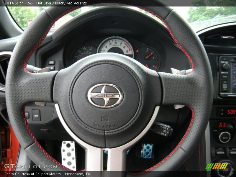Hot Lava / Black/Red Accents 2014 Scion FR-S