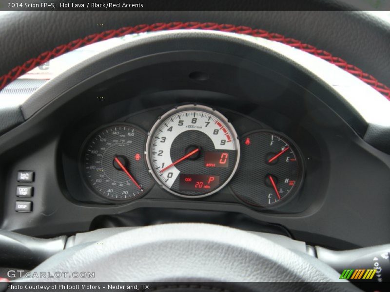Hot Lava / Black/Red Accents 2014 Scion FR-S