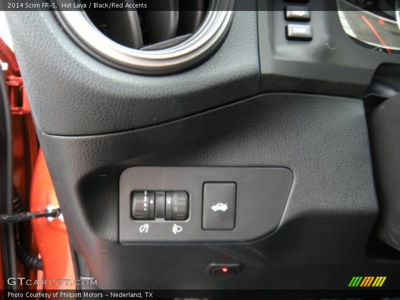 Hot Lava / Black/Red Accents 2014 Scion FR-S