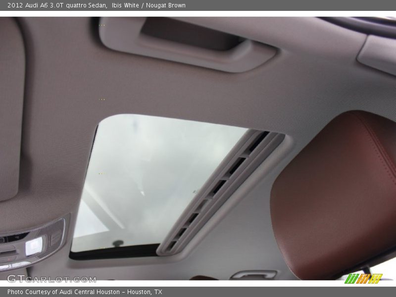 Ibis White / Nougat Brown 2012 Audi A6 3.0T quattro Sedan