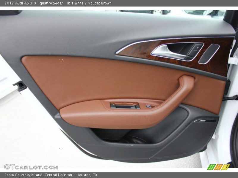 Ibis White / Nougat Brown 2012 Audi A6 3.0T quattro Sedan