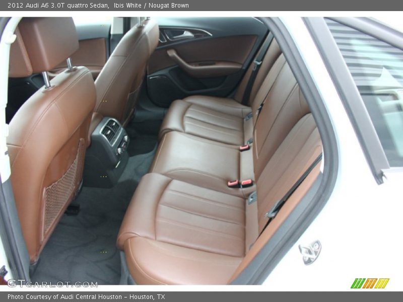 Ibis White / Nougat Brown 2012 Audi A6 3.0T quattro Sedan