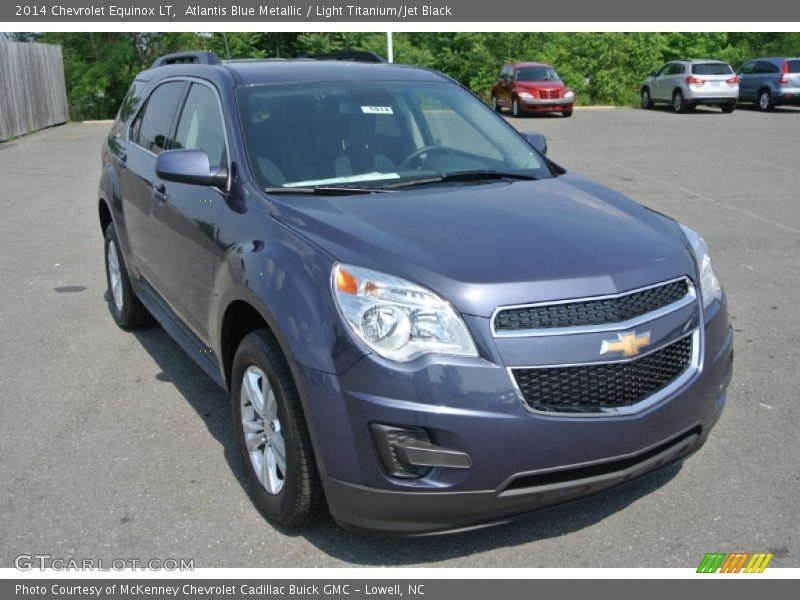 Atlantis Blue Metallic / Light Titanium/Jet Black 2014 Chevrolet Equinox LT