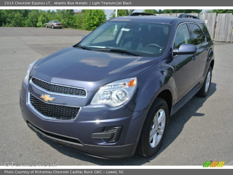Atlantis Blue Metallic / Light Titanium/Jet Black 2014 Chevrolet Equinox LT