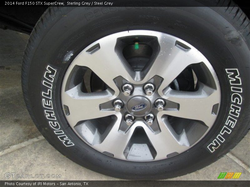 Sterling Grey / Steel Grey 2014 Ford F150 STX SuperCrew