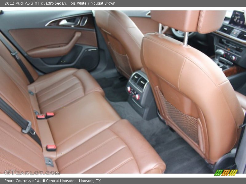 Ibis White / Nougat Brown 2012 Audi A6 3.0T quattro Sedan