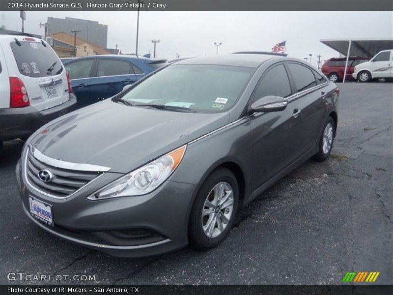 Harbor Gray Metallic / Gray 2014 Hyundai Sonata GLS