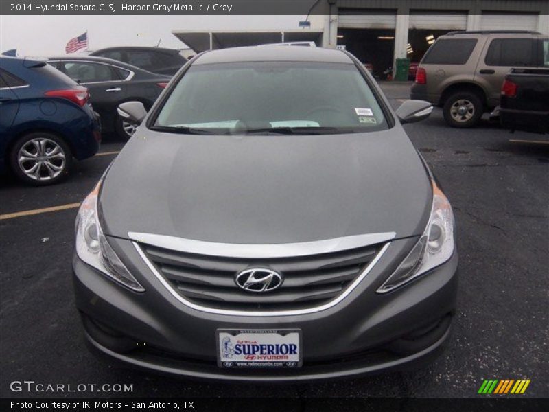 Harbor Gray Metallic / Gray 2014 Hyundai Sonata GLS