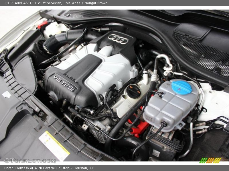 Ibis White / Nougat Brown 2012 Audi A6 3.0T quattro Sedan