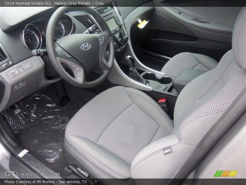 Harbor Gray Metallic / Gray 2014 Hyundai Sonata GLS