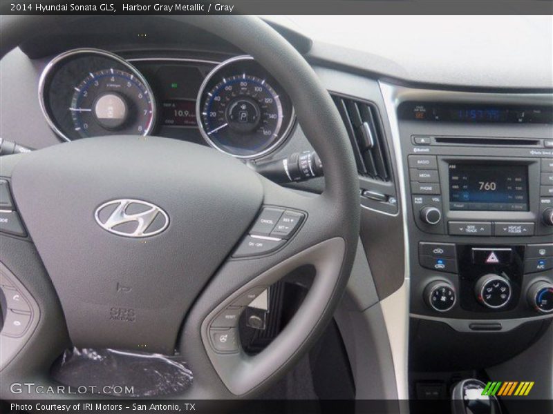 Harbor Gray Metallic / Gray 2014 Hyundai Sonata GLS