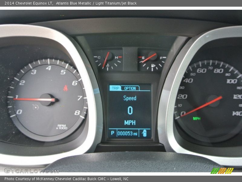 Atlantis Blue Metallic / Light Titanium/Jet Black 2014 Chevrolet Equinox LT