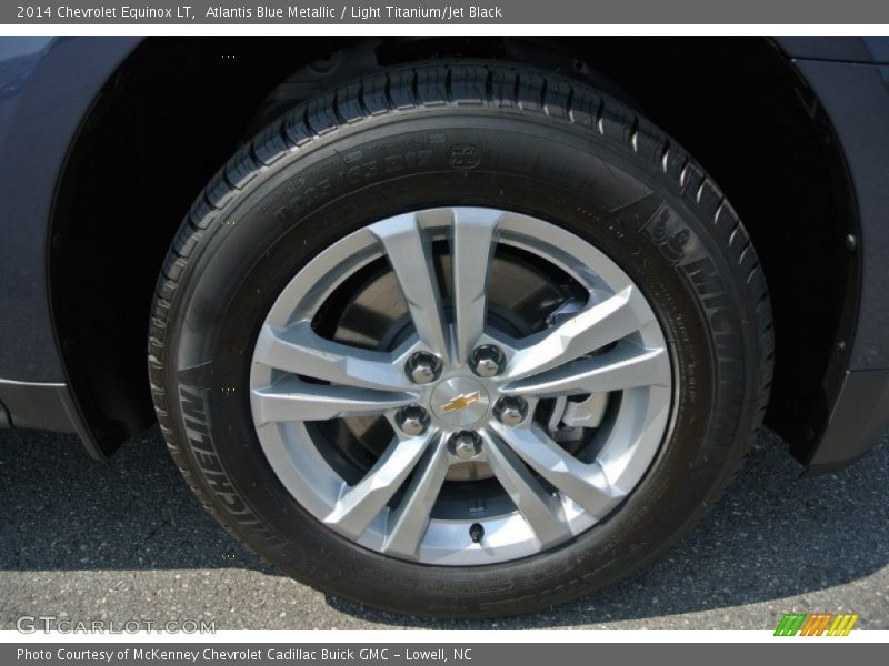 Atlantis Blue Metallic / Light Titanium/Jet Black 2014 Chevrolet Equinox LT