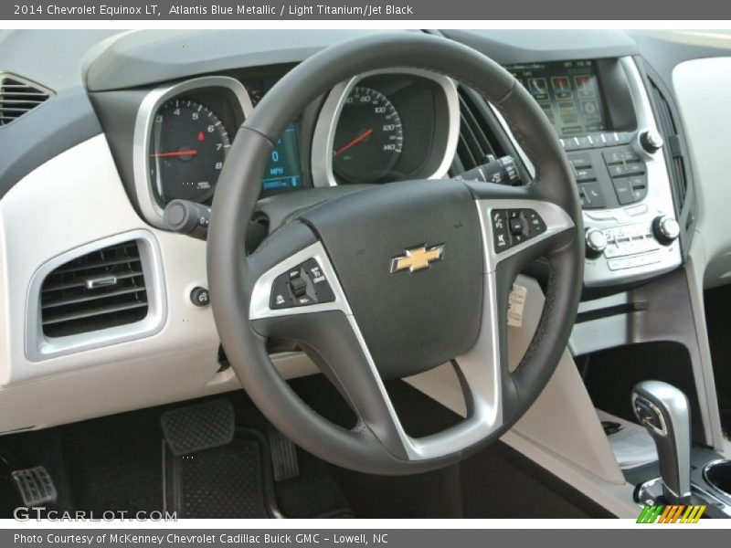 Atlantis Blue Metallic / Light Titanium/Jet Black 2014 Chevrolet Equinox LT