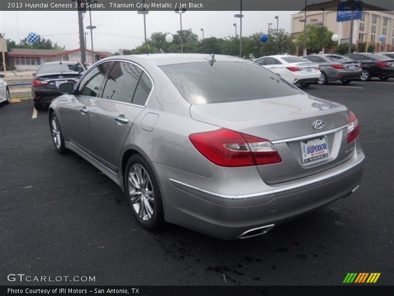 Titanium Gray Metallic / Jet Black 2013 Hyundai Genesis 3.8 Sedan