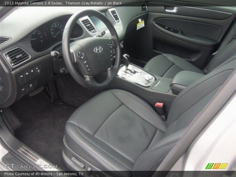 Titanium Gray Metallic / Jet Black 2013 Hyundai Genesis 3.8 Sedan
