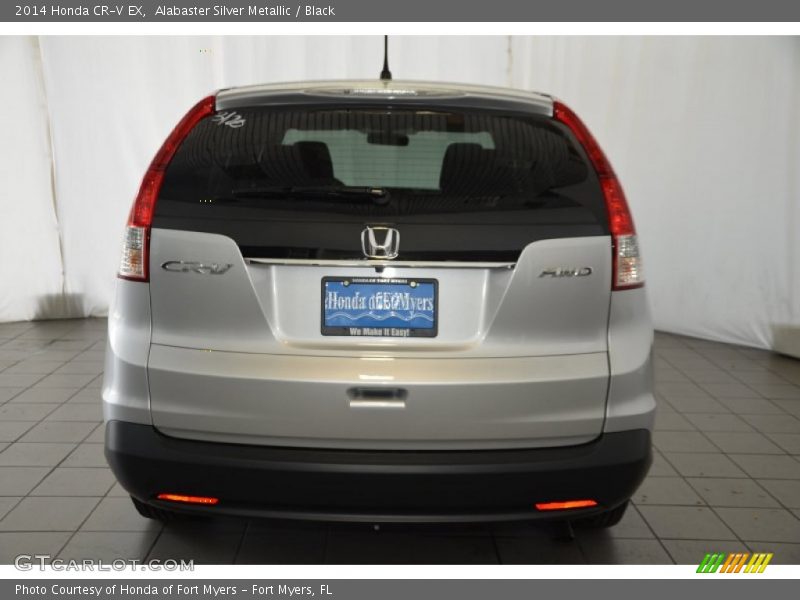 Alabaster Silver Metallic / Black 2014 Honda CR-V EX