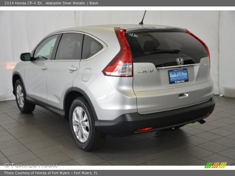 Alabaster Silver Metallic / Black 2014 Honda CR-V EX