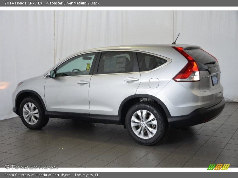Alabaster Silver Metallic / Black 2014 Honda CR-V EX