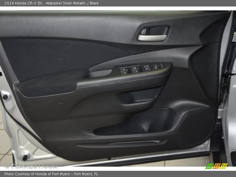 Alabaster Silver Metallic / Black 2014 Honda CR-V EX