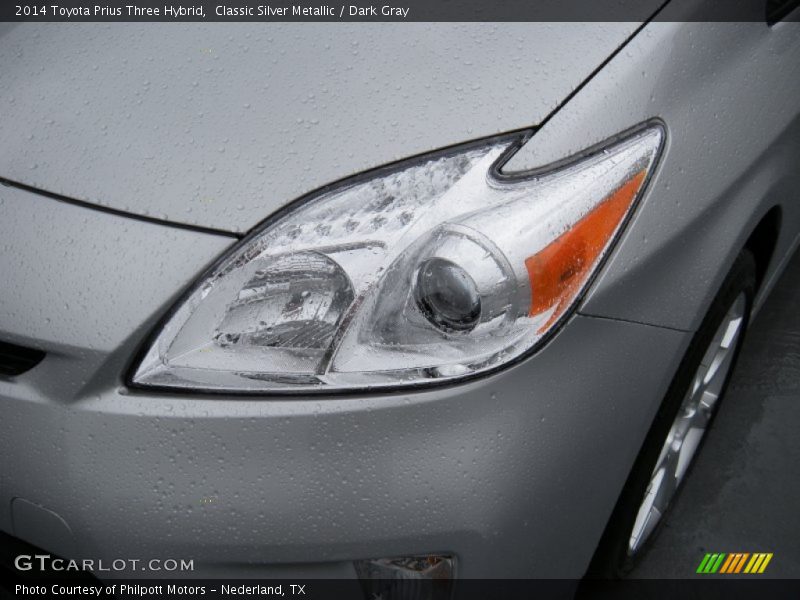 Classic Silver Metallic / Dark Gray 2014 Toyota Prius Three Hybrid
