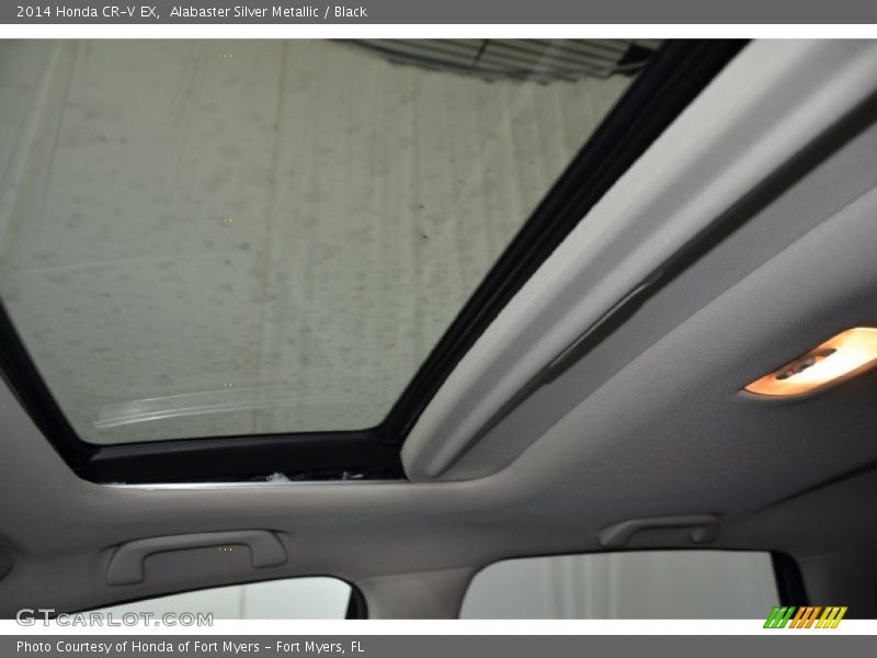 Alabaster Silver Metallic / Black 2014 Honda CR-V EX