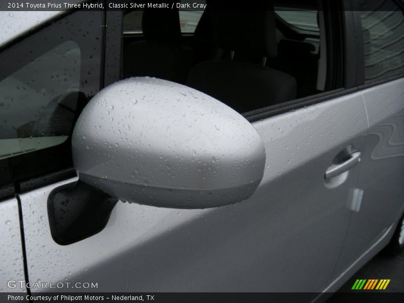Classic Silver Metallic / Dark Gray 2014 Toyota Prius Three Hybrid