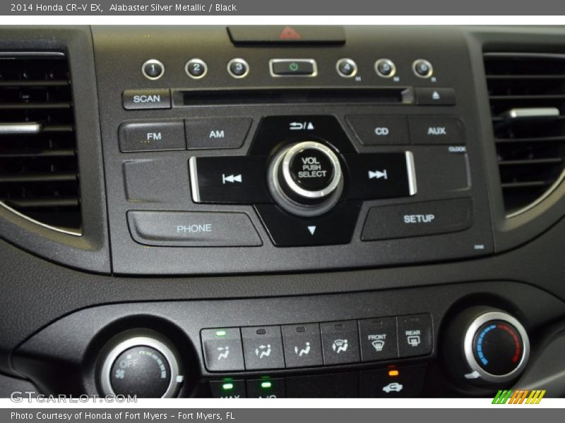 Alabaster Silver Metallic / Black 2014 Honda CR-V EX