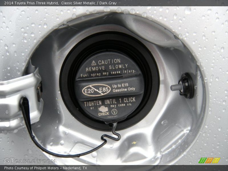Classic Silver Metallic / Dark Gray 2014 Toyota Prius Three Hybrid