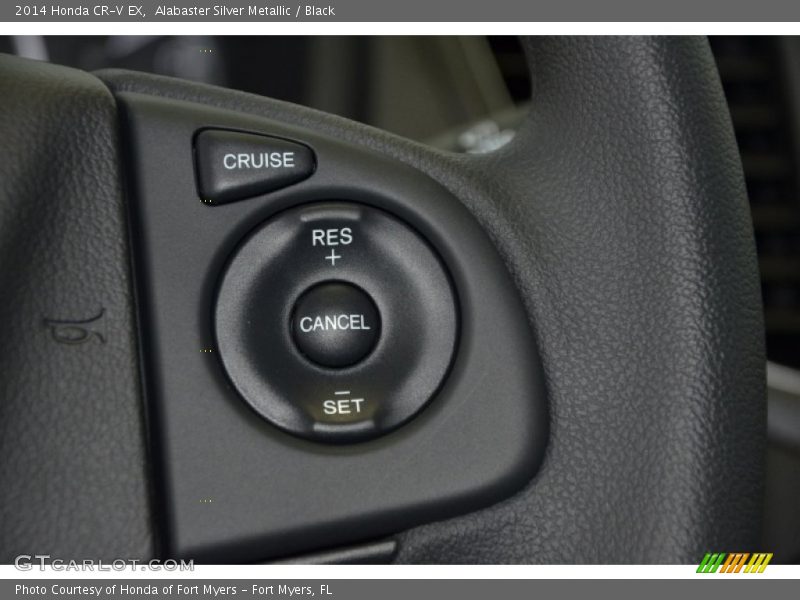 Alabaster Silver Metallic / Black 2014 Honda CR-V EX