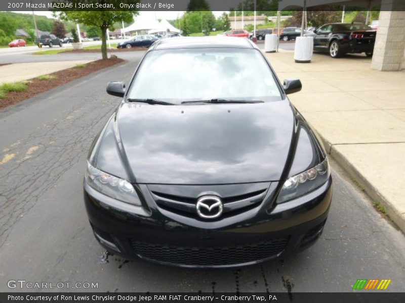 Onyx Black / Beige 2007 Mazda MAZDA6 i Sport Sedan
