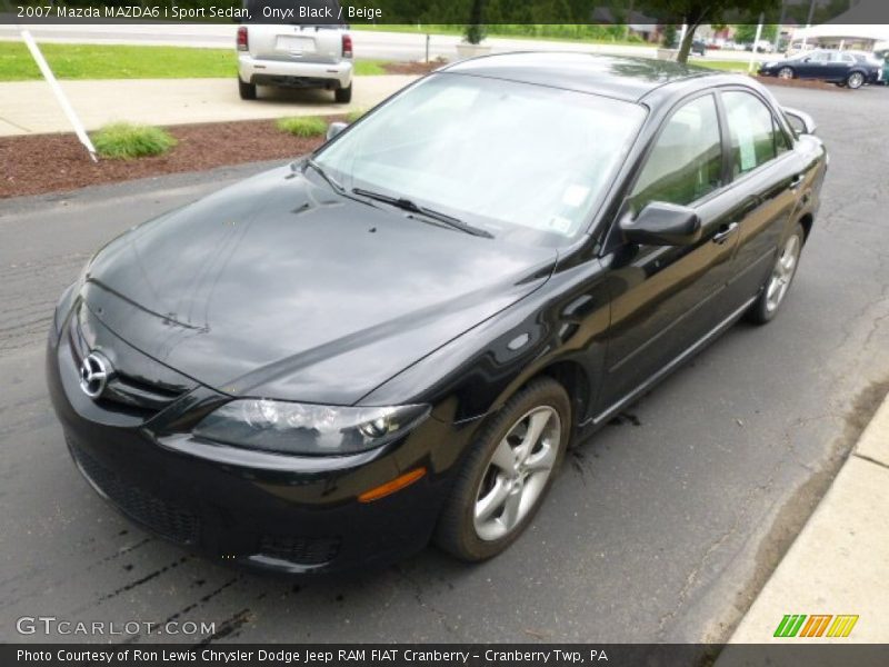 Onyx Black / Beige 2007 Mazda MAZDA6 i Sport Sedan