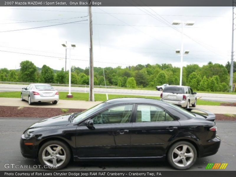 Onyx Black / Beige 2007 Mazda MAZDA6 i Sport Sedan