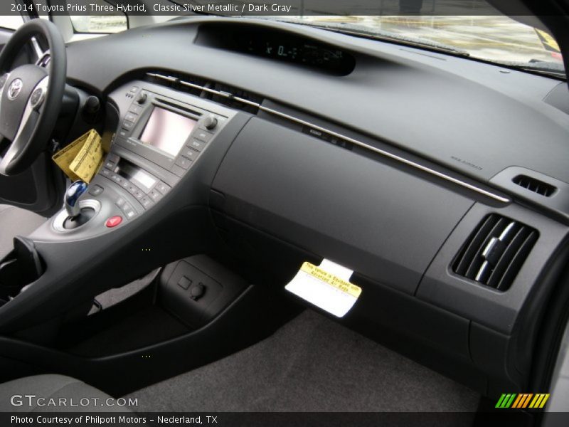 Classic Silver Metallic / Dark Gray 2014 Toyota Prius Three Hybrid