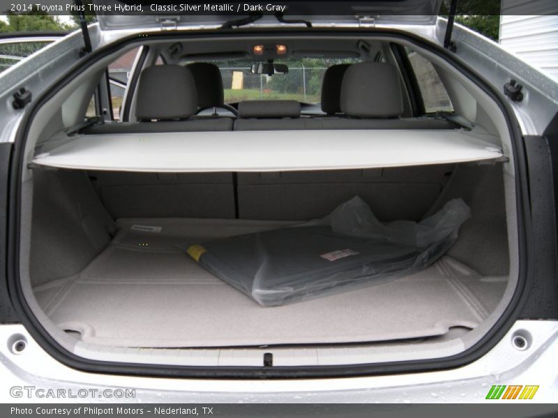 Classic Silver Metallic / Dark Gray 2014 Toyota Prius Three Hybrid