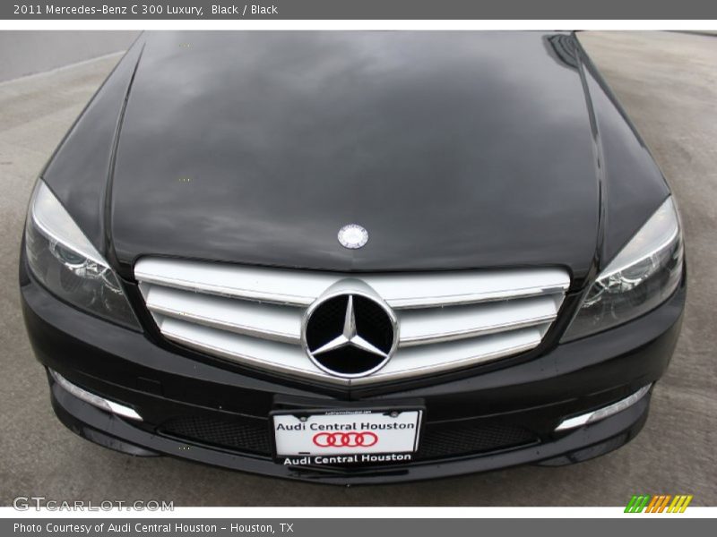 Black / Black 2011 Mercedes-Benz C 300 Luxury