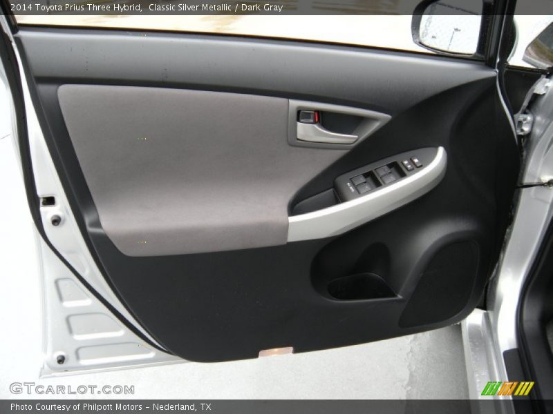 Classic Silver Metallic / Dark Gray 2014 Toyota Prius Three Hybrid