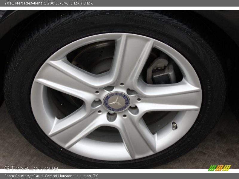 Black / Black 2011 Mercedes-Benz C 300 Luxury