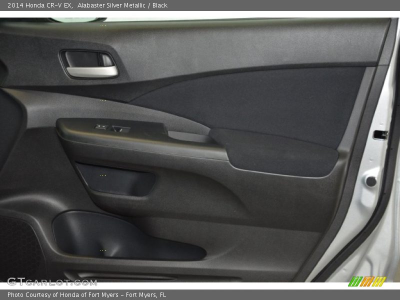 Alabaster Silver Metallic / Black 2014 Honda CR-V EX