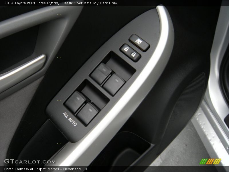 Classic Silver Metallic / Dark Gray 2014 Toyota Prius Three Hybrid