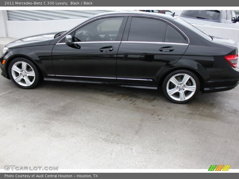 Black / Black 2011 Mercedes-Benz C 300 Luxury