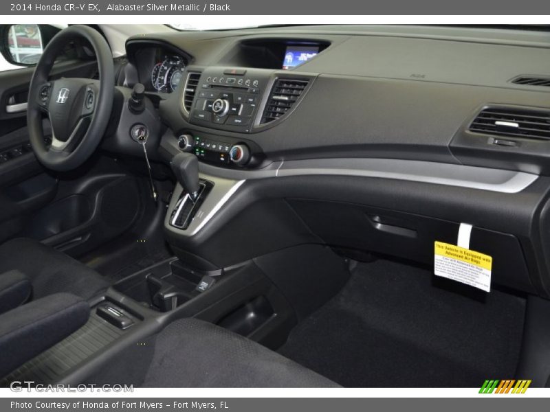 Alabaster Silver Metallic / Black 2014 Honda CR-V EX